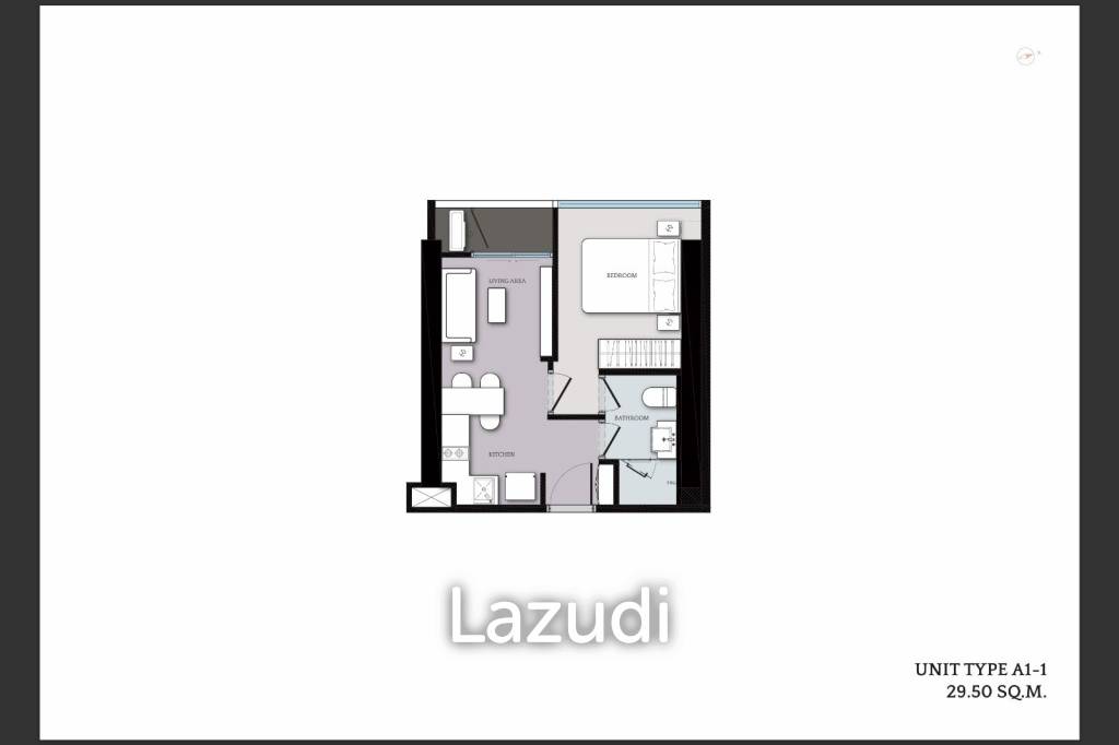 1 Bed 1 Bath 29 SQ.M CLOUD Residences SKV23