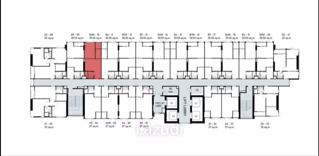 1 Bed 1 Bath 30 SQ.M Aspire Onnut Station