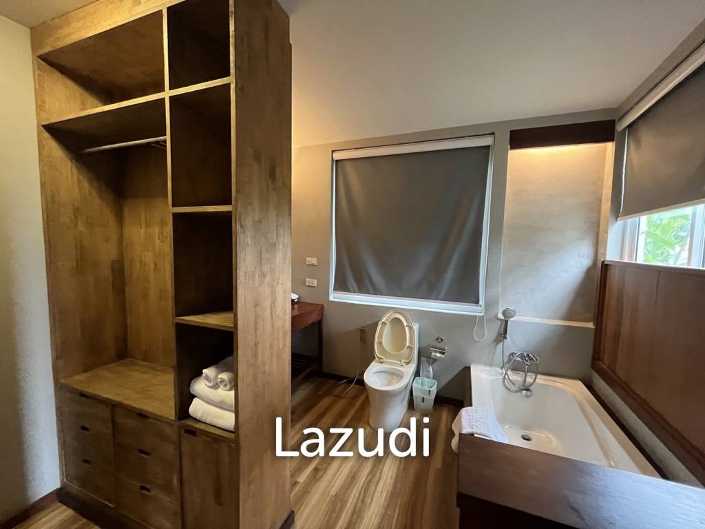 ห้องให้เช่าในรีสอร์ท 1 ห้องนอน ใกล้ตัวเมือง