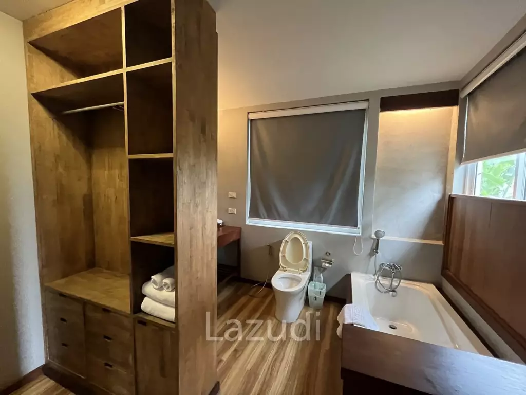 ห้องให้เช่าในรีสอร์ท 1 ห้องนอน ใกล้ตัวเมือง
