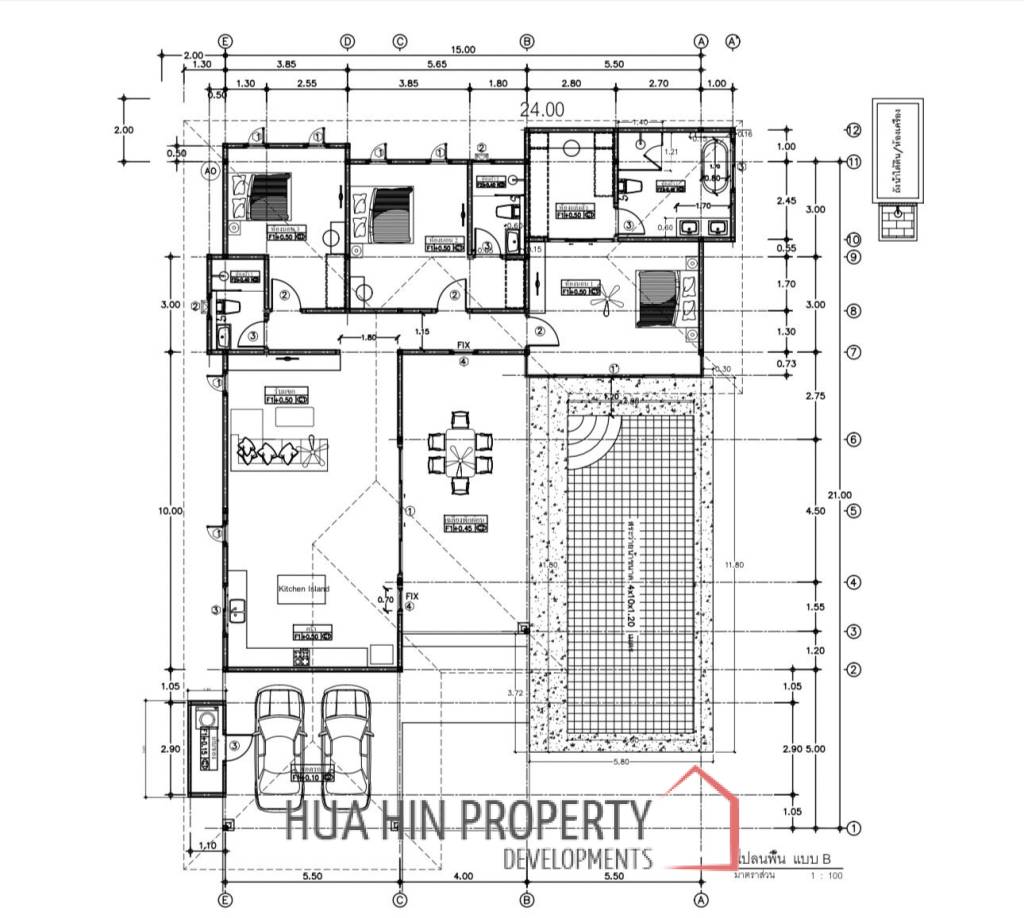 3 Bed 3 Bath 228.26 SQ.M Aria 3 Hua Hin