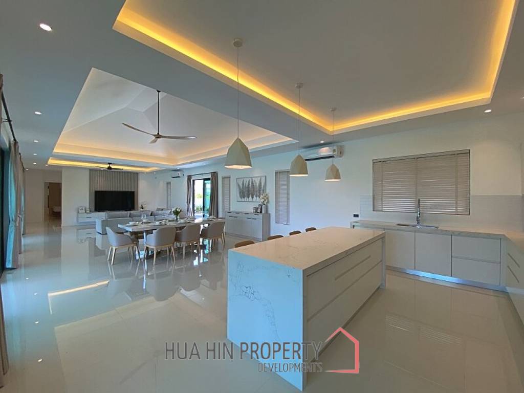 4 Bed 4 Bath Fully Furnished New Pool Villa For Sale on 2 Rai