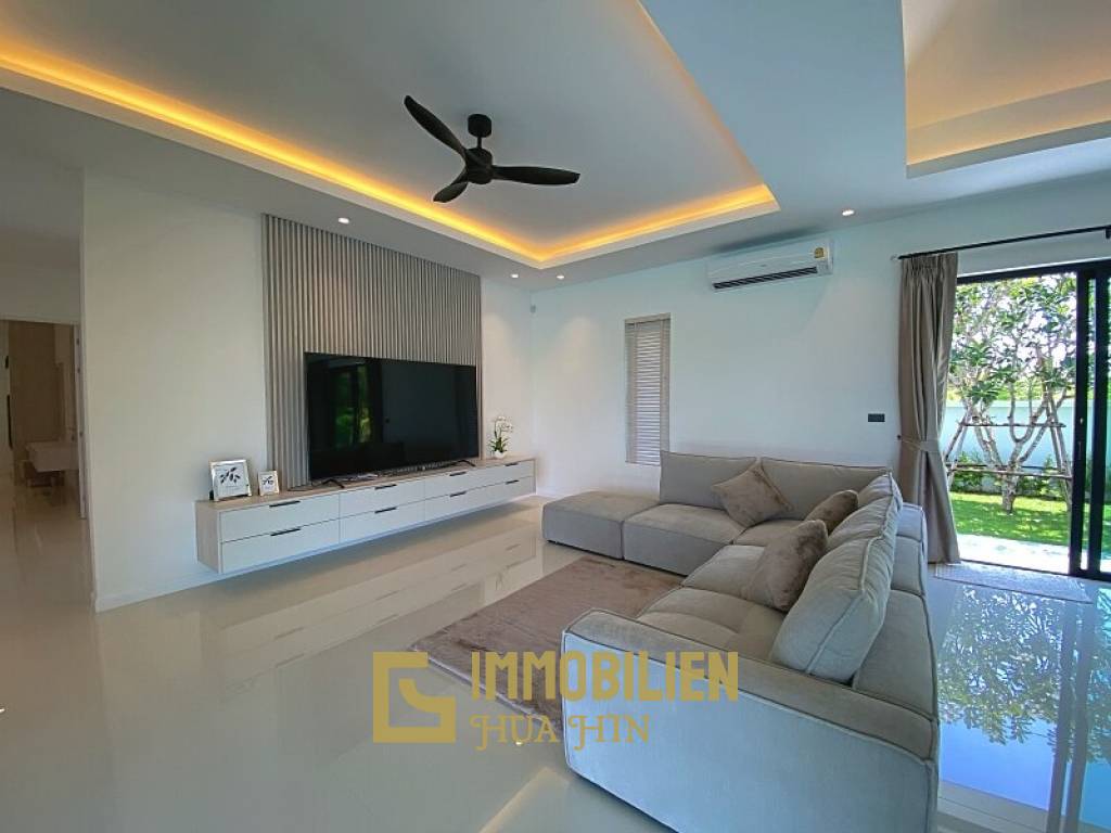 4 Bed 4 Bath Fully Furnished New Pool Villa For Sale on 2 Rai