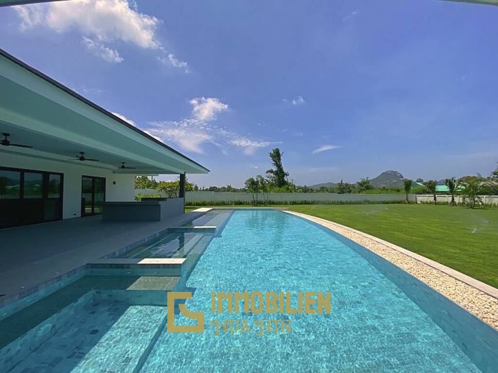 4 Bed 4 Bath Fully Furnished New Pool Villa For Sale on 2 Rai