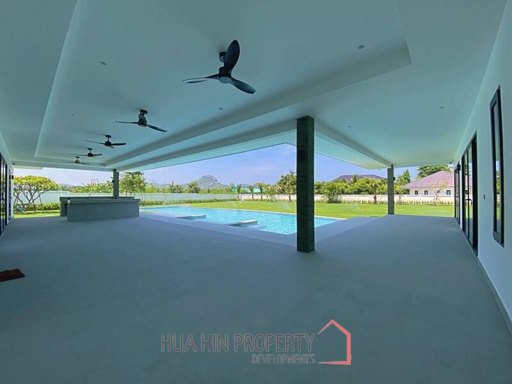 4 Bed 4 Bath Fully Furnished New Pool Villa For Sale on 2 Rai