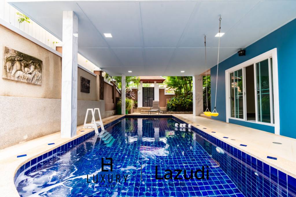 4 Bed pool villa with large covered terrace and open view