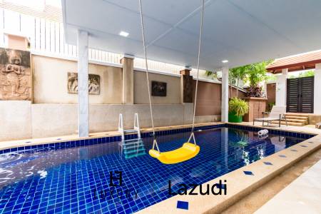 4 Bed pool villa with large covered terrace and open view