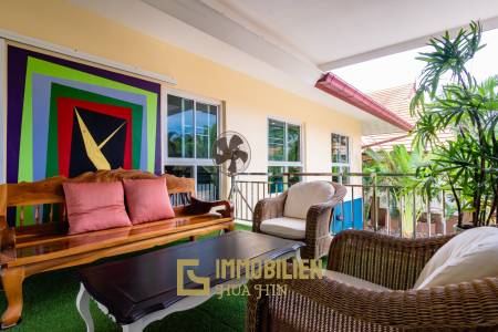 4 Bed pool villa with large covered terrace and open view