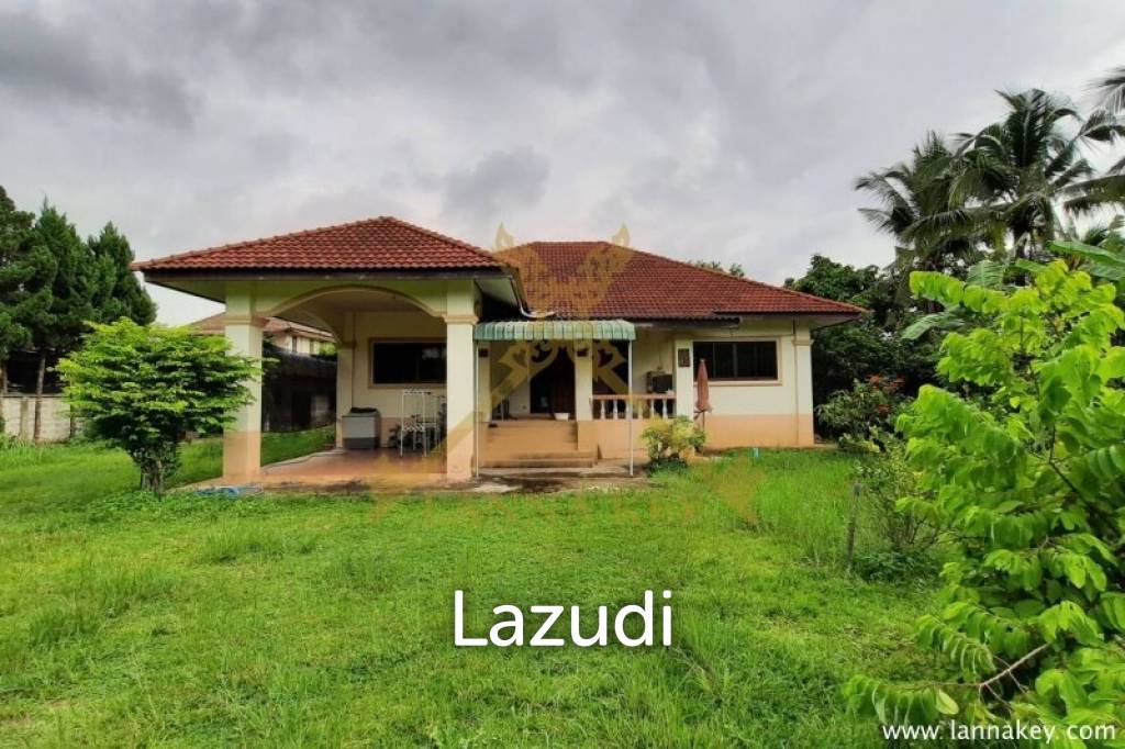 2 Rai of Land with 3 bedrooms House for Sale