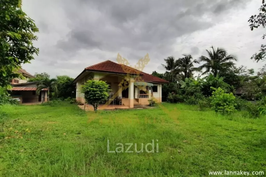2 Rai of Land with 3 bedrooms House for Sale