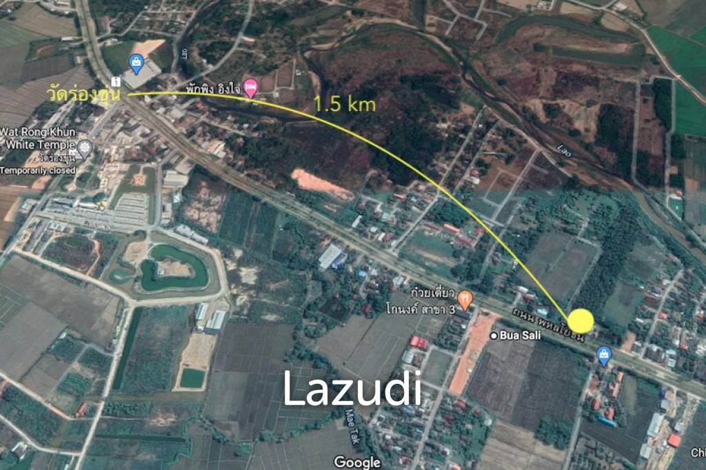 14-1-75 rai of Land near White Temple for Sale