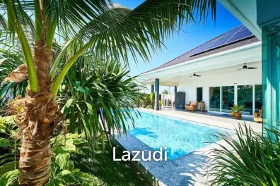 12.5 kW solar system with battery / tiled exterior / Thai outdoor kitchen