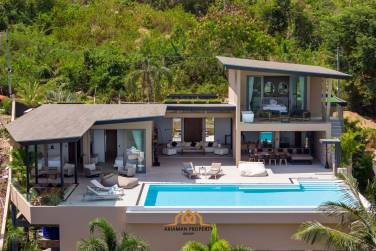 Incredible 4-Bed Villa with Panoramic Sea Views in Bophut