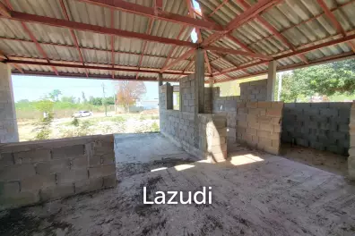 Partially built house on 1 rai land close to Mali Prestige
