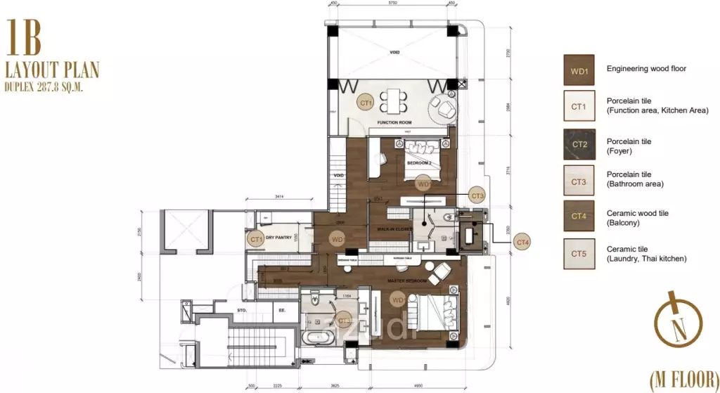 3 Bed Duplex 287.8 SQ.M 8 Residence - Condo