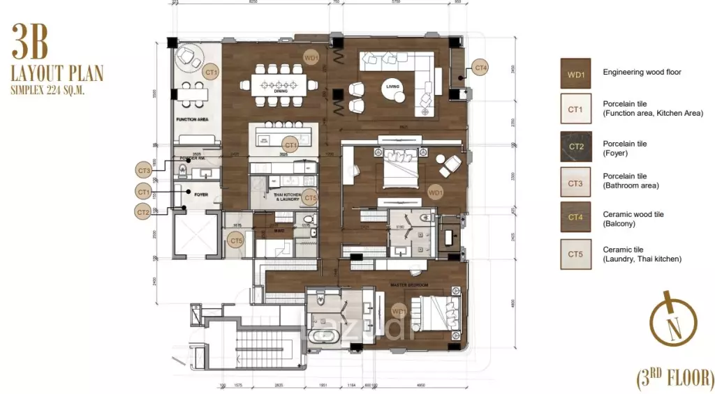 2 Bed 3 Bath 224 SQ.M 8 Residence - Condo
