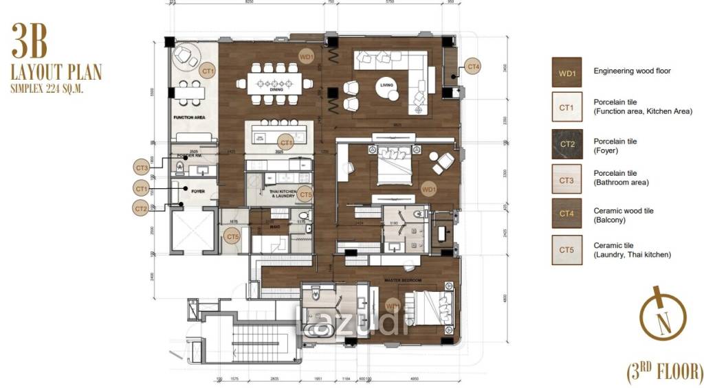 2 Bed 3 Bath 224 SQ.M 8 Residence - Condo