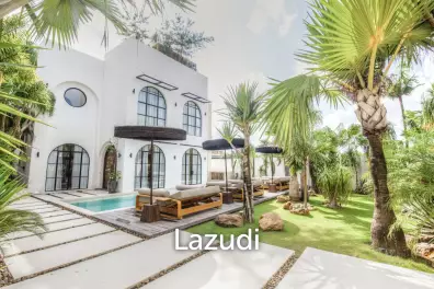 NEWLY BUILT MEDITERRANEAN-SPANISH STYLE VILLA MINUTES DRIVE TO BERAWA BEACH