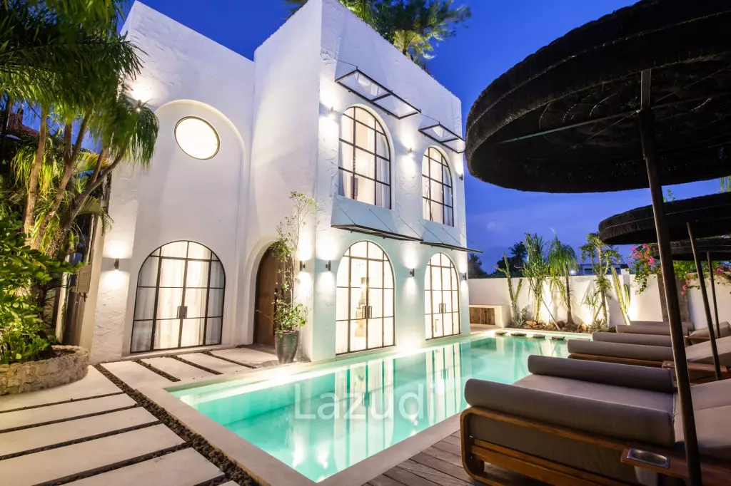 NEWLY BUILT MEDITERRANEAN-SPANISH STYLE VILLA MINUTES DRIVE TO BERAWA BEACH