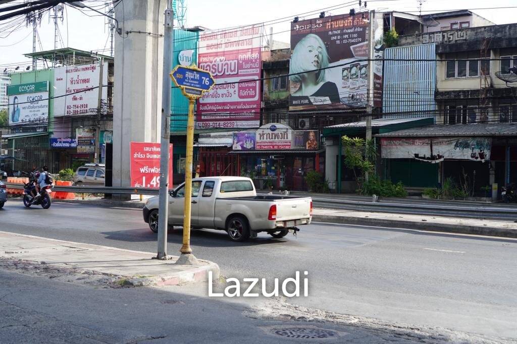 253 SQM Showroom Sukhumvit 76 Main Road BTS Bearing and Samrong