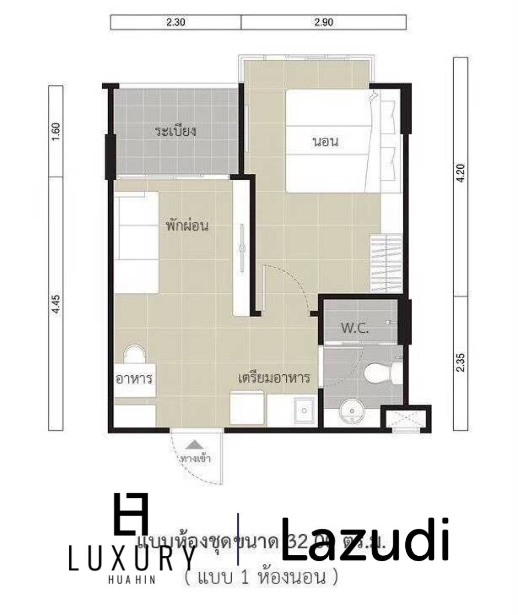 32 qm 1 Bett 1 Bad Apartment Für Verkauf