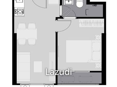 1 Bedroom 1 Bathroom 32 SQ.M Life Rama4-Asoke