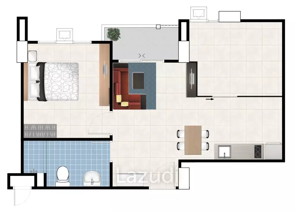Luxurious One Bedroom Condo in Hua Hin