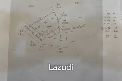 2,044 SQ.M. Beautiful Land Plot in Huay Yai