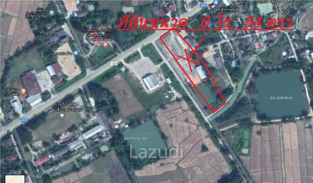 Land for Sale 6 Rai in Thoeng