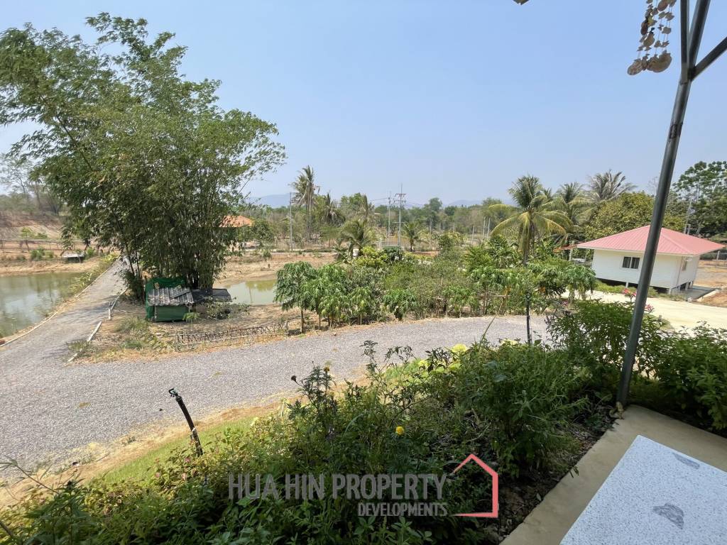 Pool villa on an impressively 6 Rai land plot and Fish Ponds