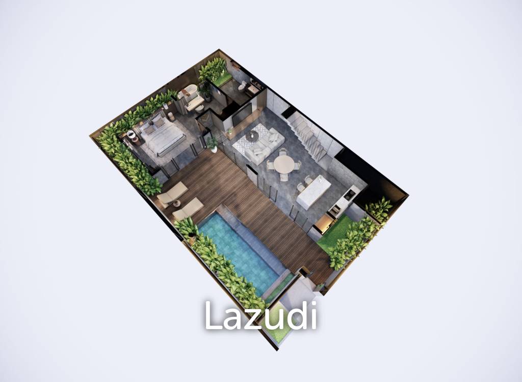 TROPICAL CONTEMPORARY VILLA IN UBUD WITH LEASEHOLD OWNERSHIP