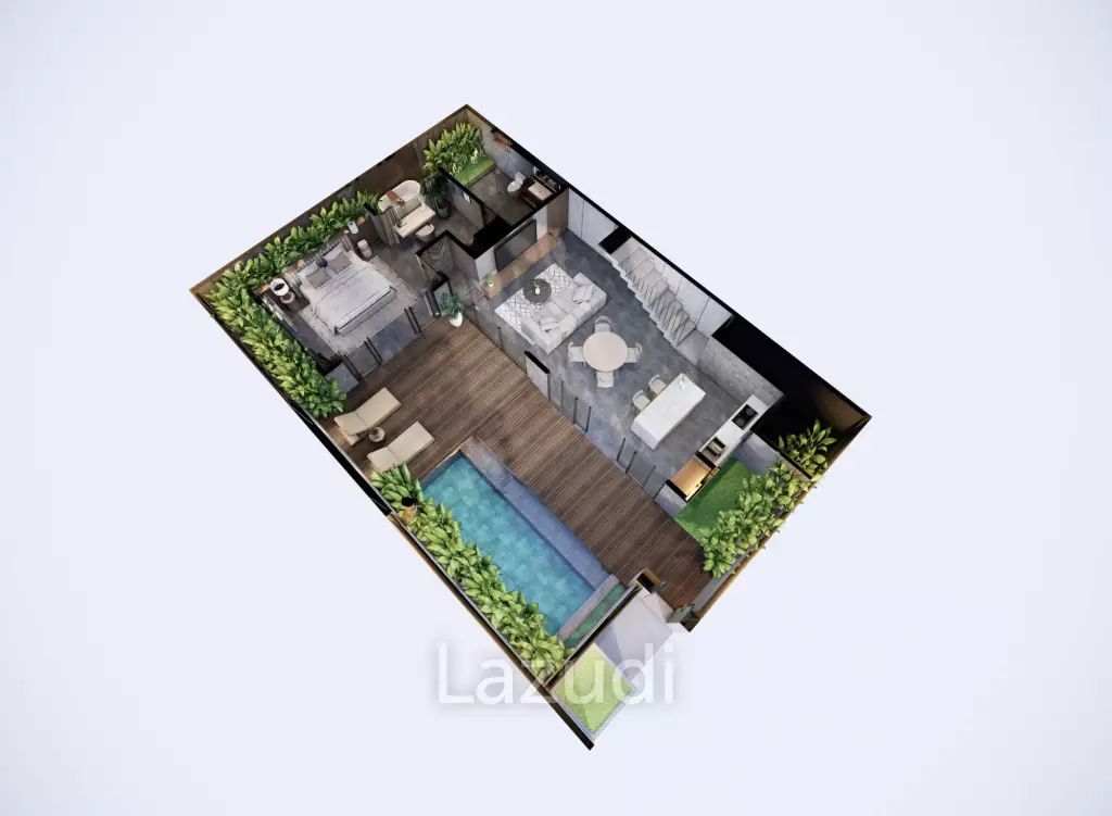 TROPICAL CONTEMPORARY VILLA IN UBUD WITH LEASEHOLD OWNERSHIP