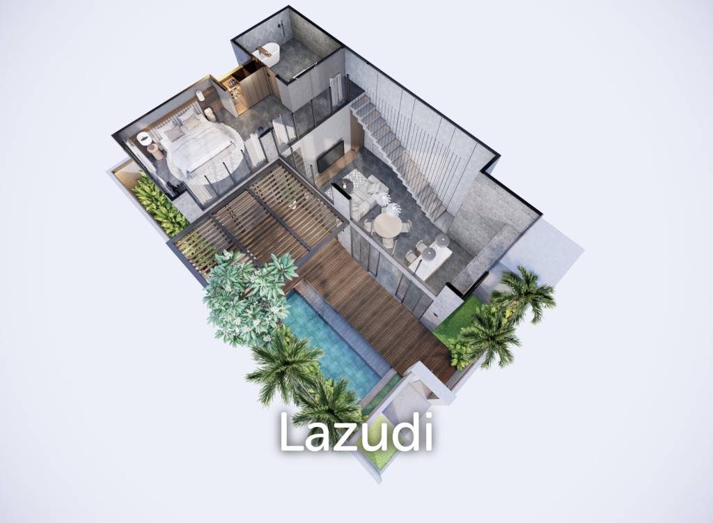 TROPICAL CONTEMPORARY VILLA IN UBUD WITH LEASEHOLD OWNERSHIP