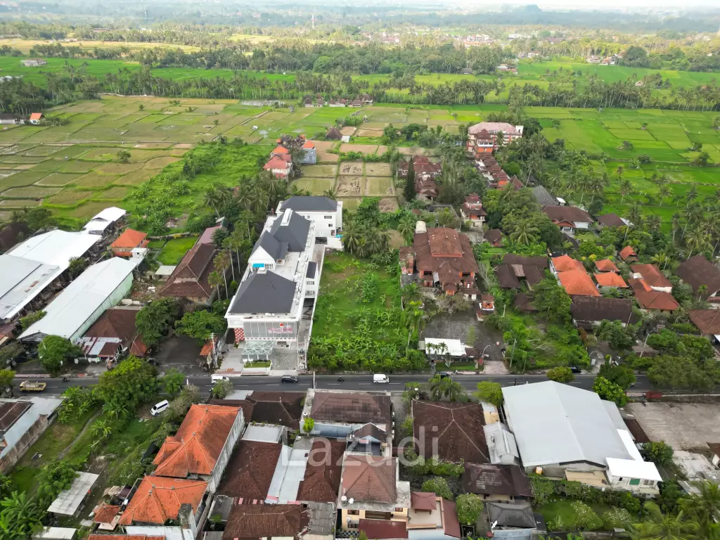 EXPANSIVE LAND WITH RICE FIELD VIEW IN UBUD