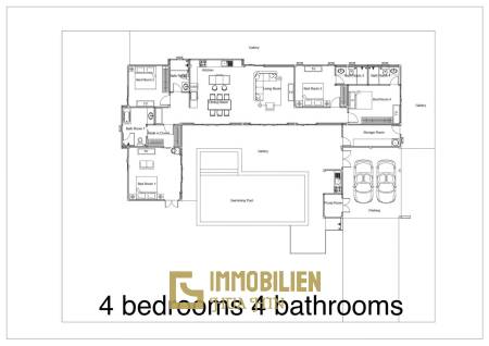 800 qm 4 Bett 4 Bad Villa Für Verkauf