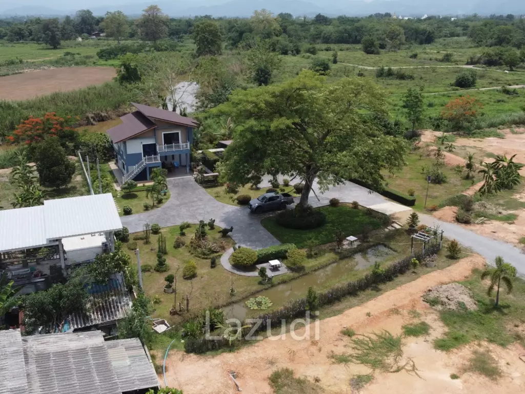 ขายบ้าน 2 ห้องนอนวิวภูเขา 180° พร้อมที่ดิน 4 ไร่