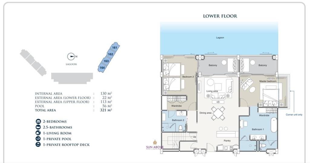 Penthouse 2-Bedroom For Sale At Angsana Oceanview Residence