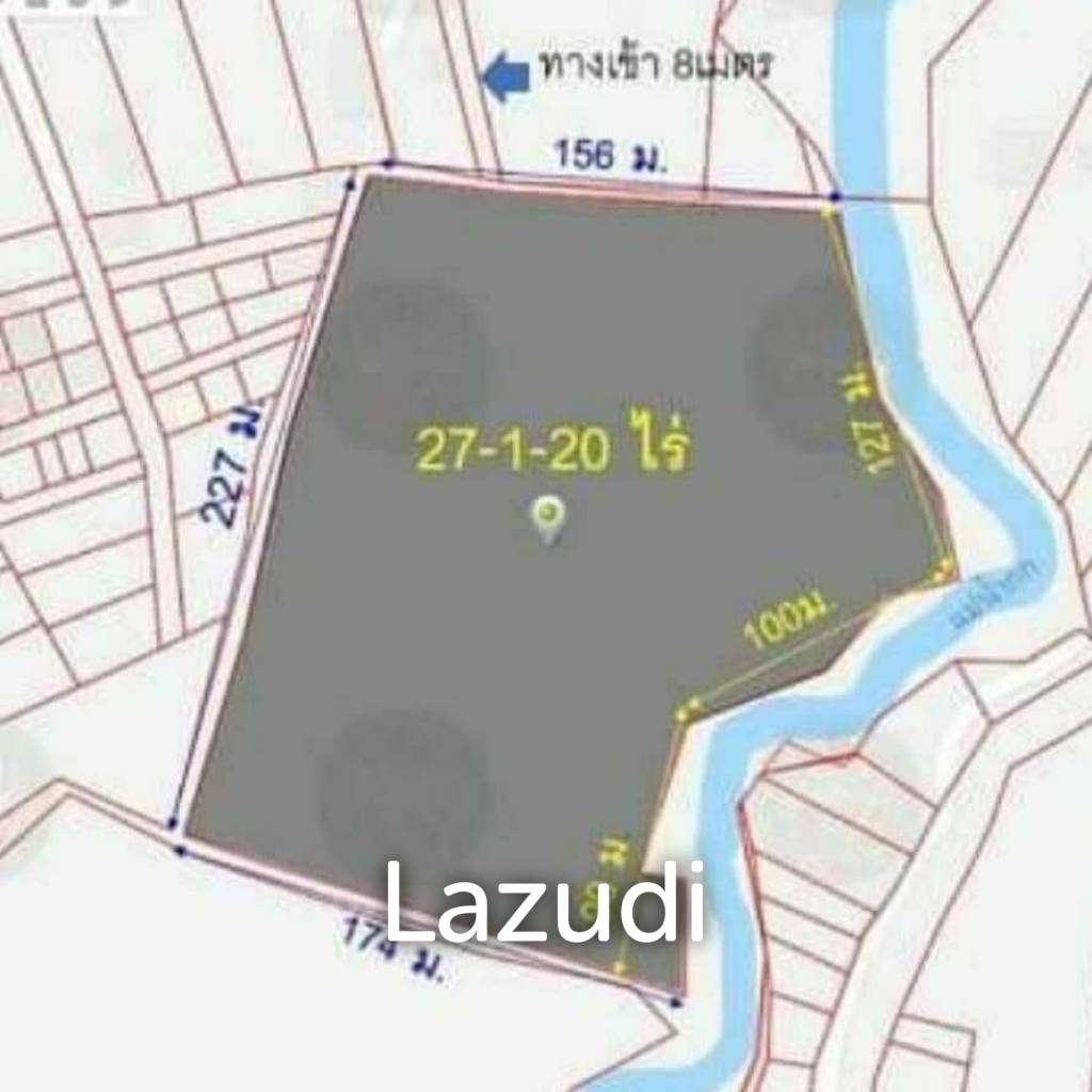 27 Rai of Land for Sale