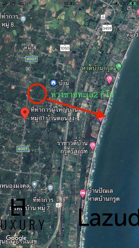 15-3-96 Rai Land Plot For Sale In Bang Sapan