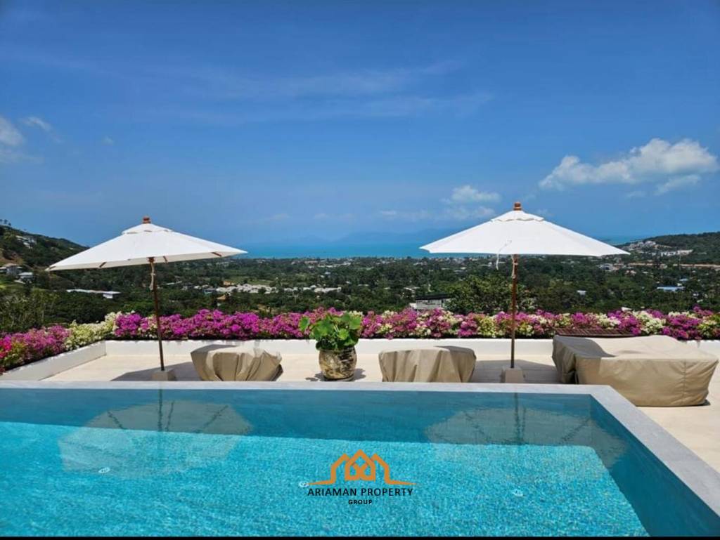 Extraordinary Sea View Luxury 3-Bedroom Private Pool Villa in Prime Location