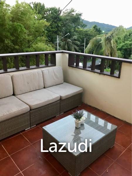 3.75 Rai Land with Spacious 3-Story Villa and Additional 3-Story House, Walking Distance to Yanui Beach