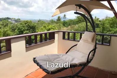 3.75 Rai Land with Spacious 3-Story Villa and Additional 3-Story House, Walking Distance to Yanui Beach