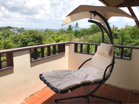 3.75 Rai Land with Spacious 3-Story Villa and Additional 3-Story House, Walking Distance to Yanui Beach