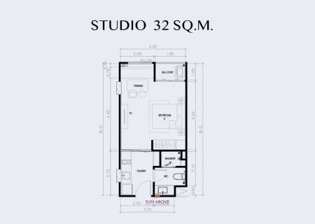 32 ตร.ม สตูดิโอ 1 อาบน้ำ คอนโดมิเนียม For ขาย