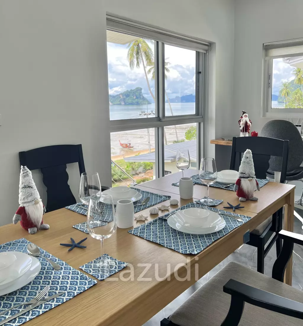 Modern Beachfront 2-Bed Pool Villa in Ko Yao Noi