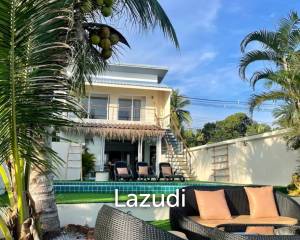 Charming 4-Bedroom Beachfront Villa in South Koh Phangan – Fully Renovated, First-Row to the Beach