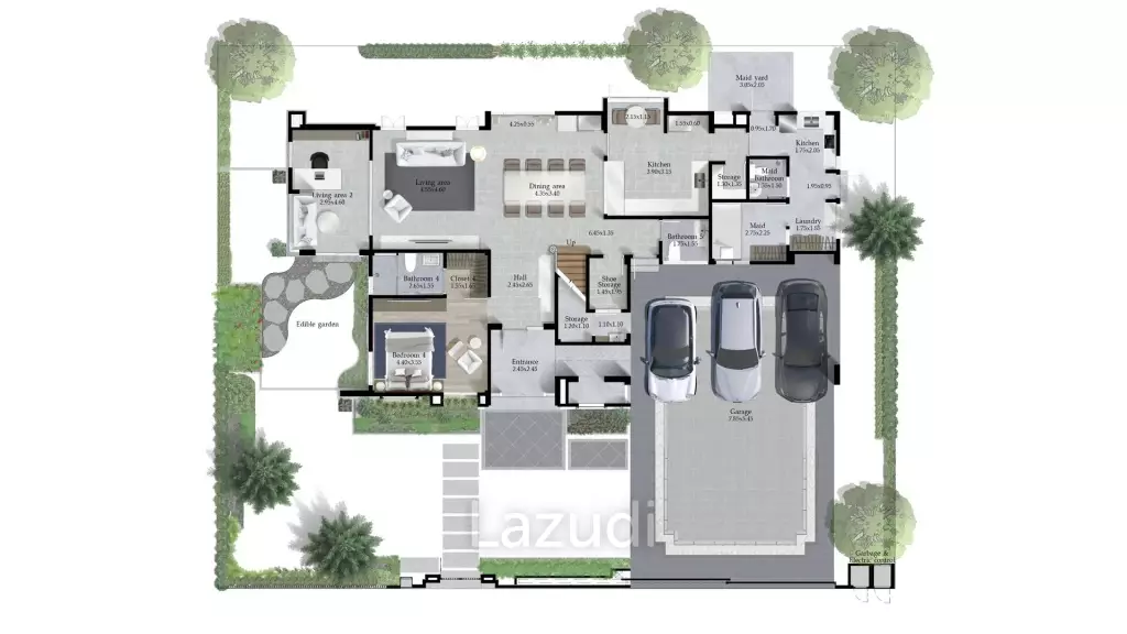 4 Bed 5 Bath 377 SQ.M NANTAWAN Bangna km.15