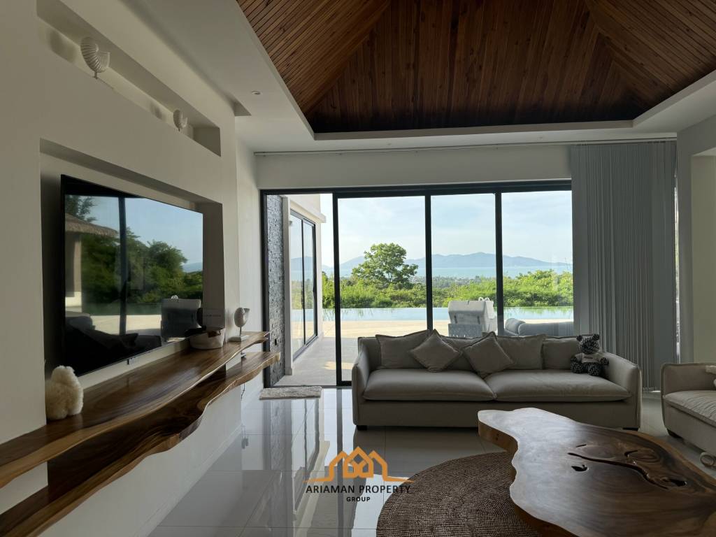 Luxury Bali Style Sea View Villa in Bophut Hills