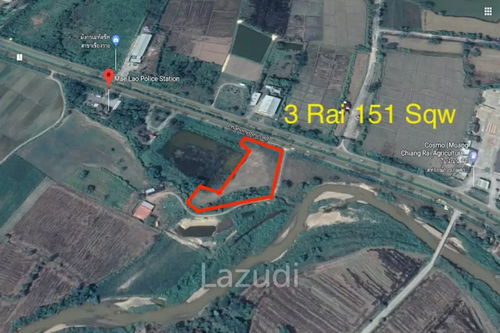 3 Rai on Phahonyotin Road for Sale