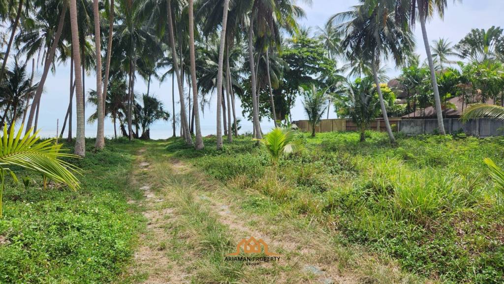 Prime Beachfront Land for Sale in Bang Ma Kham Ko Samui